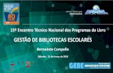GESTÃO DE BIBLIOTECAS ESCOLARES - Fundo Nacional de ...