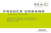 Proger Urbano Capital de Giro - Portal da Indústria