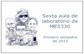 Sexta aula de laboratório de ME5330 - Escola da Vida