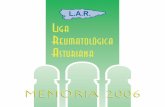 D.L.: AS-848/07 L.A.R. Liga Reumatológica MEMORIA 2006 ...
