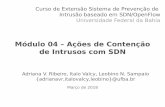 Módulo 04 – Ações de Contenção de Intrusos com SDN