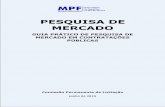 PESQUISA DE MERCADO - MPF