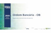 2019 Ordem Bancária -OB