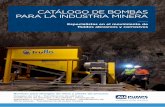 CATÁLOGO DE BOMBAS PARA LA INDUSTRIA MINERA