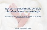 Noções importantes no controle de infecções em neonatologia