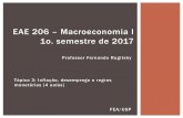 EAE 206 – Macroeconomia I 1o. semestre de 2017