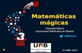 Matemagia: La magia de los números - UAB Barcelona