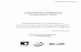 GOBERNANZAAMBIENTAL EN BOLIVIA Y PERÚ Gobernanza en …