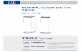 Manual de operação - Purificador de ar TROX