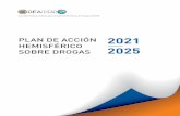 PLAN DE ACCIÓN 2021 HEMISFÉRICO SOBRE DROGAS 2025