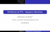 Periféricos do PIC - Keypad e Memórias