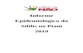 Informe Epidemiológico da Sífilis no Piauí 2019