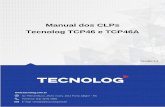 Manual dos CLPs Tecnolog TCP46 e TCP46A