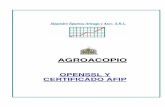 Openssl y certificado Afip - aeayasoc.com