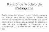 Relatórios Modelo de Petrografia