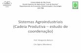 Sistemas Agroindustriais (Cadeia Produtiva estudo de ...