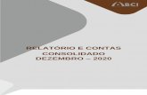 RELATÓRIO E CONTAS CONSOLIDADO DEZEMBRO 2020