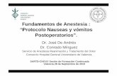 Fundamentos de Anestesia : “Protocolo Nauseas y vómitos ...