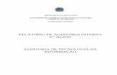 RELATÓRIO DE AUDITORIA INTERNA N° 06/2020 AUDITORIA DE ...