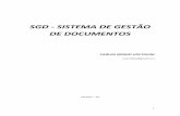 SGD - SISTEMA DE GESTÃO DE DOCUMENTOS