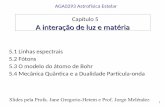 A interação de luz e matéria - University of São Paulo