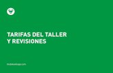 TARIFAS DEL TALLER Y REVISIONES - thebikevillage.com