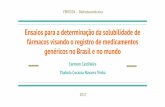 genéricos no Brasil e no mundo