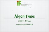 algo04 ANSI C Strings - docente.ifrn.edu.br