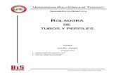 ROLADORA DE TUBOS Y PERFILES