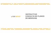 INSTRUCTIVO CONSULTA DE PLANOS DE MENSURA