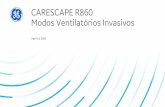 CARESCAPE R860 Modos Ventilatórios Invasivos