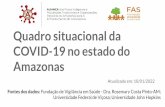 Quadro situacional da COVID-19 no estado do Amazonas