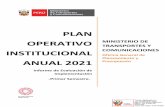 Plan Operativo Institucional Anual