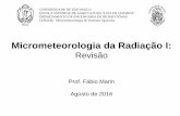 Micrometeorologia da Radiação I