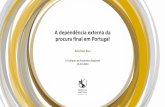 A dependência externa da procura final em Portugal
