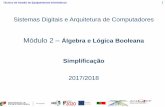 Módulo 2 Álgebra e Lógica Booleana Simplificação