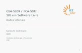 GSA-5859 / PCA-5017 SIG em Software Livre - Dados vetoriais