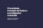 Proteção de Dados e Privacidade, Investigações Criminais