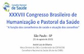 XXXVIII Congresso Brasileiro de Humanização e Pastoral da ...