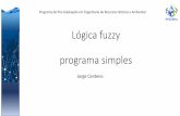 Lógica fuzzy programa simples