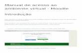 Manual de acesso ao ambiente virtual - Moodle