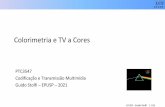 Colorimetria e TV a Cores - Moodle USP: e-Disciplinas