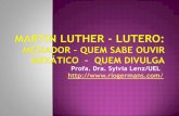 Martinho Lutero: mediador e miditico