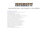 440 ARTSTAS - 440 OBRAS - 64 PASES - Global Printglobal-print.net/pdf/LISTA_ DESMET (INGLATERRA) DUNCAN BULLEN (INGLATERRA) LIDIJA ANTANASIJEVIC (INGLATERRA) LINDSEY GRAHAM (INGLATERRA)