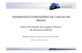 TRANSPORTE FERROVIRIO DE CARGAS NO BRASIL .A movimenta§£o de cargas pelas ferrovias cresceu 90%,