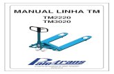 MANUAL LINHA TM 7 6. Recebimento, transporte, armazenagem e remontagem / Recibimiento, transporte, almacenamiento