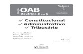 Constitucional Administrativo Tribut£Œrio Cole£§££o OAB Vol. 1 ¢â‚¬â€œ Direito Constitucional, Direito Administrativo