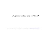 Apostila de PHP - etelg.com.br .Apostila de PHP Apostila desenvolvida por Bruno Rodrigues Siqueira( bruno@  )