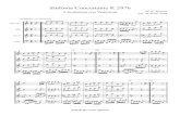 Mozart: Sinfonia Concertante W. A. Mozart Arr. by Keiji Sone Sekishi Recorder Quartet Sinfonia Concertante