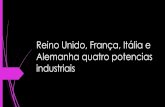 Industrializa§£o Reino unido, fran§a, itlia e alemanha